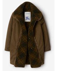 Detachable Warmer Cotton Parka in Bison 